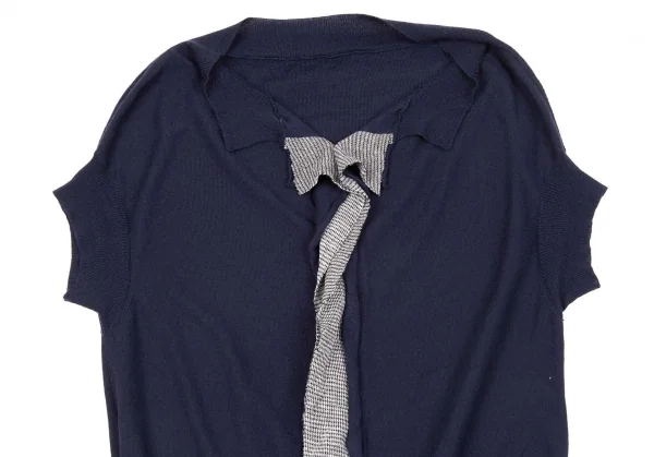 Yohji Yamamoto NOIR Silk Cashmere Knit Top K-71725_003