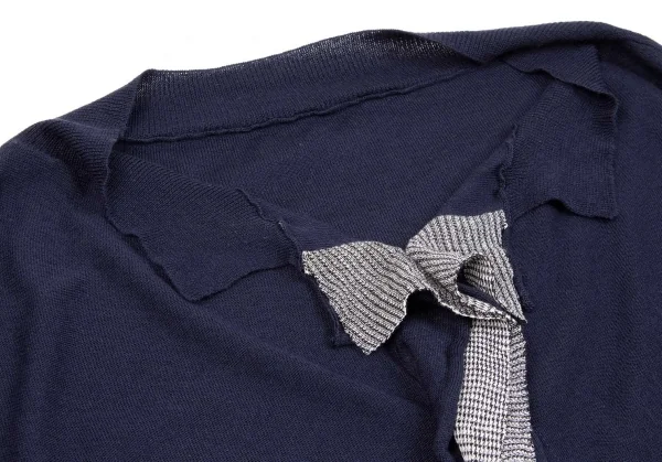 Yohji Yamamoto NOIR Silk Cashmere Knit Top K-71725_004