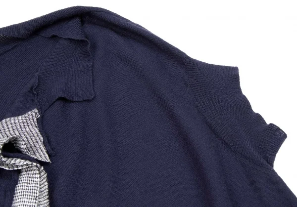 Yohji Yamamoto NOIR Silk Cashmere Knit Top K-71725_005