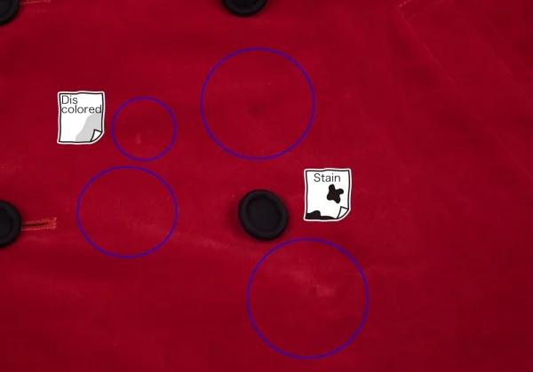 コムデギャルソンCOMME des GARCONSツイードベロア切替ジャケット 白黒赤M K-71740_006