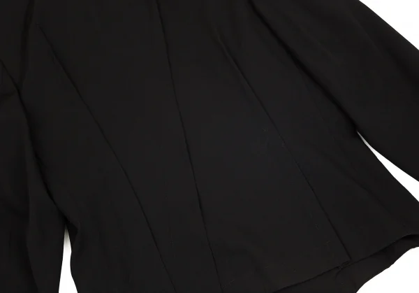 トリココムデギャルソンtricot COMME des GARCONSウールギャバランダムダーツデザインジャケット 黒M K-71768_015