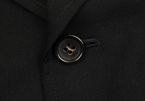 トリココムデギャルソンtricot COMME des GARCONSウールギャバランダムダーツデザインジャケット 黒M K-71768_007