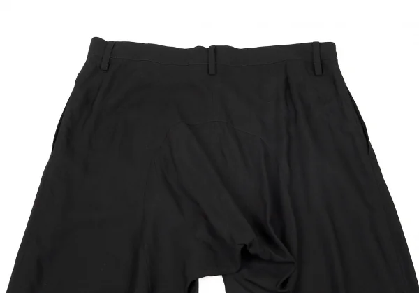 リミフゥLIMI feu キュプラ切り替えデザインパンツ 黒S K-71800_010