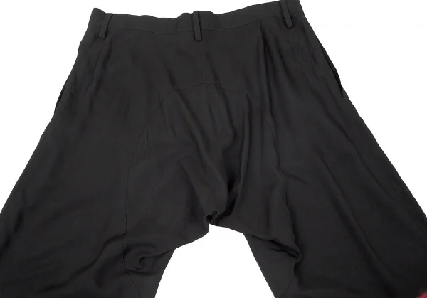 リミフゥLIMI feu キュプラ切り替えデザインパンツ 黒S K-71800_011