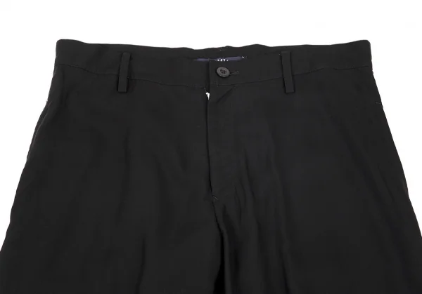 リミフゥLIMI feu キュプラ切り替えデザインパンツ 黒S K-71800_002