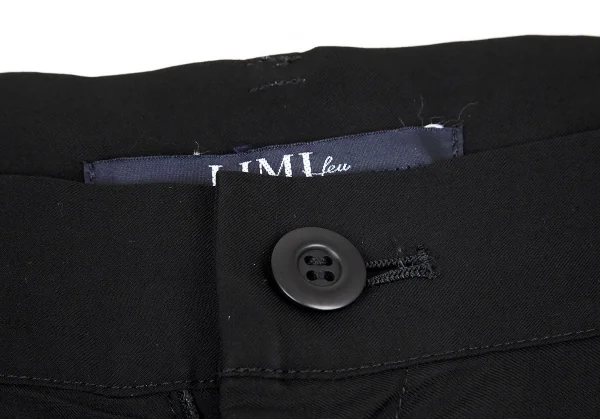 リミフゥLIMI feu キュプラ切り替えデザインパンツ 黒S K-71800_003