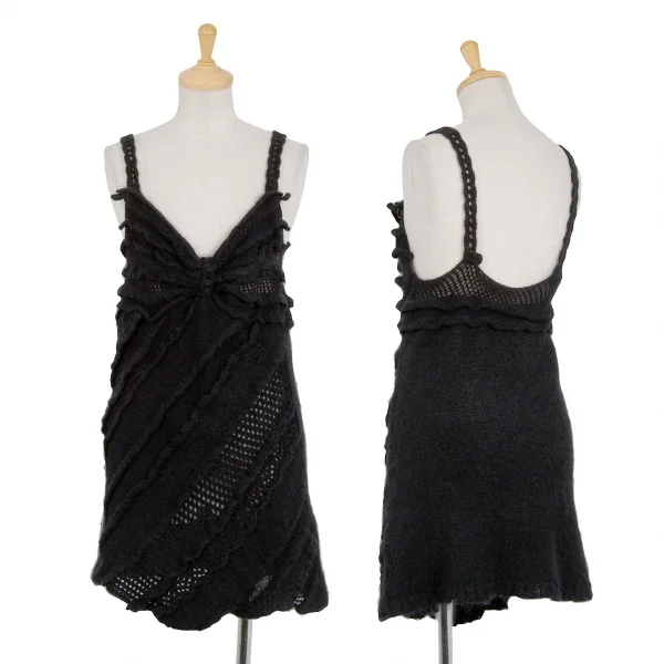 tricot COMME des GARCONS Wool Knit Camisole Black S-M K-71844_001