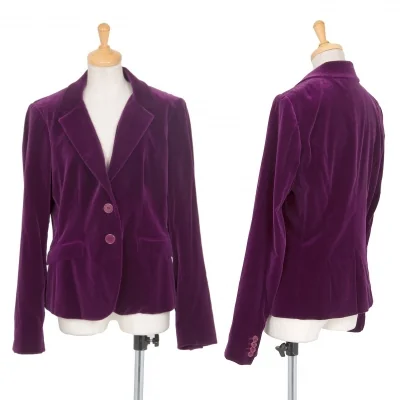 エトロETRO 2Bベロアジャケット