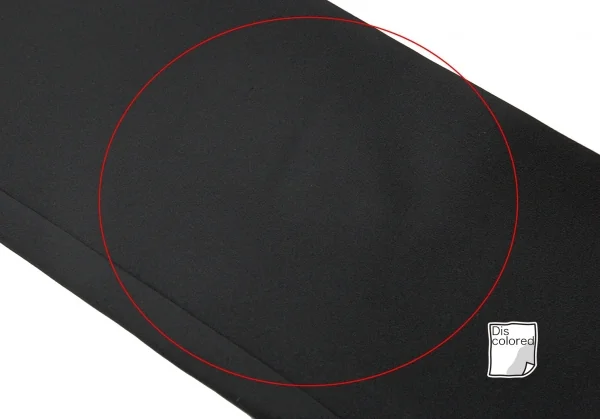 イッセイミヤケISSEY MIYAKEポリエステルジャージ生地パンツ 黒M K-72261_012