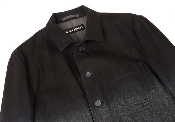ISSEY MIYAKE MEN Gradation Dyed Denim Jacket K-72385_002