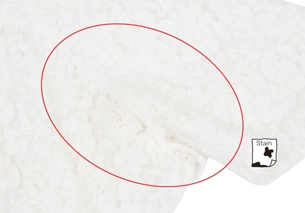 トリココムデギャルソンtricot COMME des GARCONS ストレッチレーススクエアネックカットソー オフM位 K-72407_004