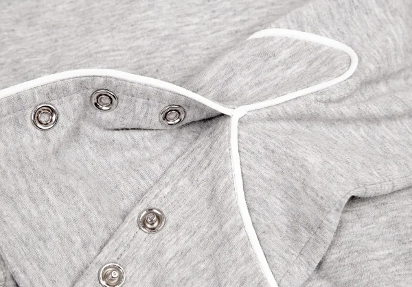 ローブドシャンブル コムデギャルソンrobe de chambre COMME des GARCONS ウエスタンデザインカットソー 杢グレーM位 K-72438_010