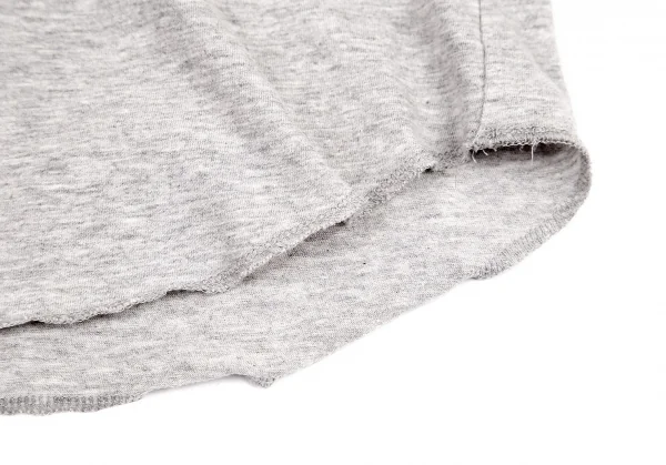 ローブドシャンブル コムデギャルソンrobe de chambre COMME des GARCONS ウエスタンデザインカットソー 杢グレーM位 K-72438_012