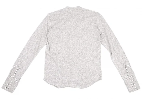 ローブドシャンブル コムデギャルソンrobe de chambre COMME des GARCONS ウエスタンデザインカットソー 杢グレーM位 K-72438_014