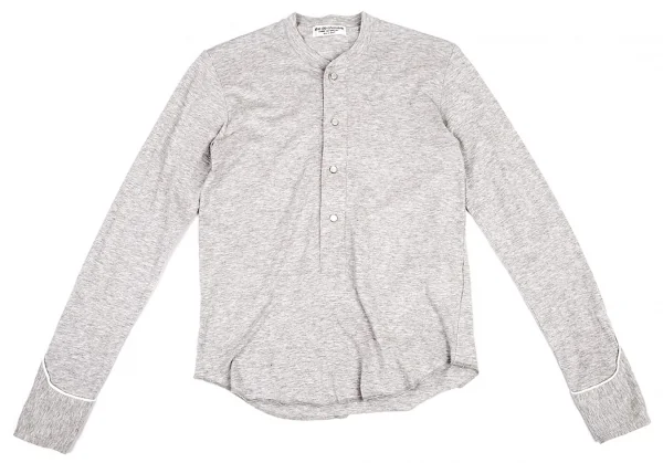 ローブドシャンブル コムデギャルソンrobe de chambre COMME des GARCONS ウエスタンデザインカットソー 杢グレーM位 K-72438_002