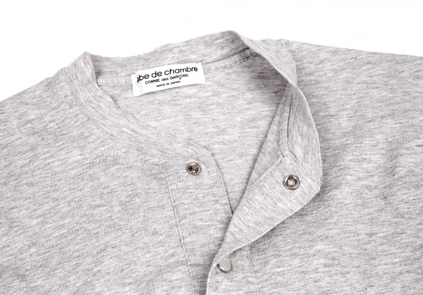 ローブドシャンブル コムデギャルソンrobe de chambre COMME des GARCONS ウエスタンデザインカットソー 杢グレーM位 K-72438_005