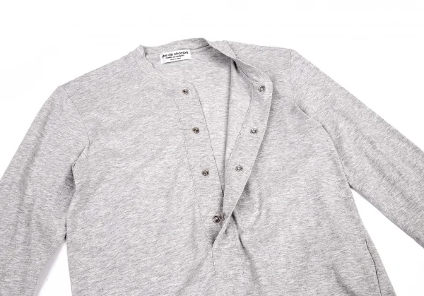 ローブドシャンブル コムデギャルソンrobe de chambre COMME des GARCONS ウエスタンデザインカットソー 杢グレーM位 K-72438_006