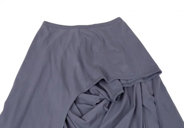 コムデギャルソンCOMME des GARCONSコットン天竺変形カットソスカート グレーブルーM K-72450_010