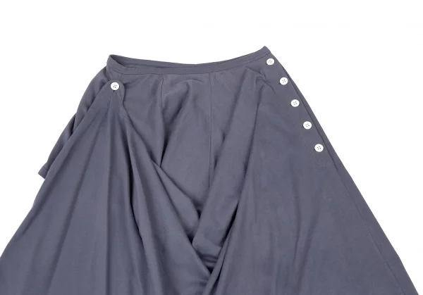 コムデギャルソンCOMME des GARCONSコットン天竺変形カットソスカート グレーブルーM K-72450_003