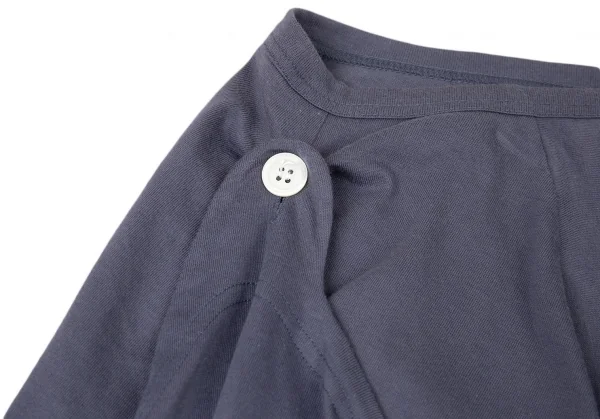 コムデギャルソンCOMME des GARCONSコットン天竺変形カットソスカート グレーブルーM K-72450_006