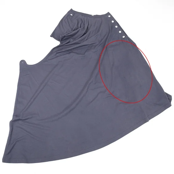 コムデギャルソンCOMME des GARCONSコットン天竺変形カットソスカート グレーブルーM K-72450_007