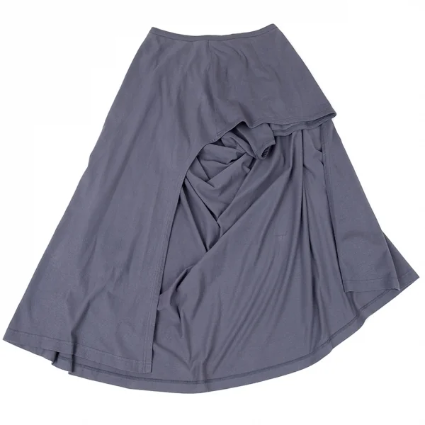 コムデギャルソンCOMME des GARCONSコットン天竺変形カットソスカート グレーブルーM K-72450_009