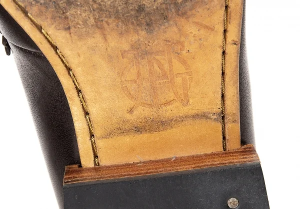 ジャンポールゴルチエJean Paul GAULTIER PARIS ピンキングカットポインテッドトゥローファー ブラウン24 K-72475_010