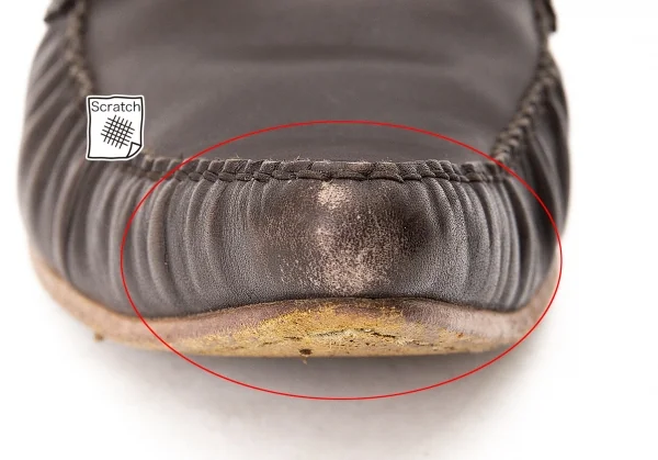 ジャンポールゴルチエJean Paul GAULTIER PARIS ピンキングカットポインテッドトゥローファー ブラウン24 K-72475_005