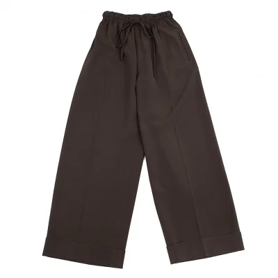 ジャンポールゴルチエ クラシックJean Paul GAULTIER CLASSIQUE アセテートポリワイドストレッチパンツ