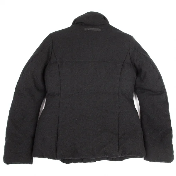 ジーンズポールゴルチエJean's Paul GAULTIER ベルテッドウールダウンジャケット 黒40 K-72562_013
