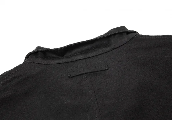 ジャンポールゴルチエ Jean Paul GAULTIER フリルカラーコットンショートジャケット 黒40 K-72568_013