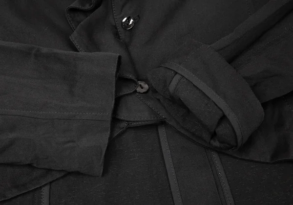 ジャンポールゴルチエ Jean Paul GAULTIER フリルカラーコットンショートジャケット 黒40 K-72568_006