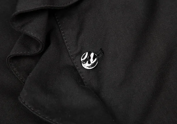 ジャンポールゴルチエ Jean Paul GAULTIER フリルカラーコットンショートジャケット 黒40 K-72568_009