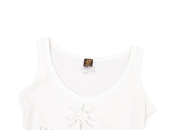 ジャンポールゴルチエ ソレイユJean Paul GAULTIER SOLEIL イカリ編み込みデザインタンクトップ オフS K-72584_003