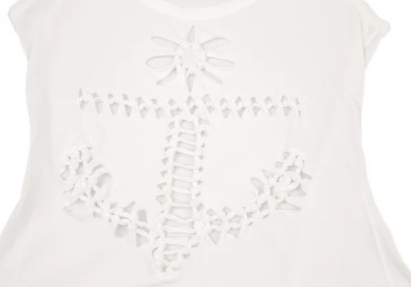 ジャンポールゴルチエ ソレイユJean Paul GAULTIER SOLEIL イカリ編み込みデザインタンクトップ オフS K-72584_006