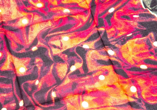 新品!ジャンポールゴルチエJean Paul GAULTIER グラフィックプリントハンカチ ワインカーキ K-72616_002