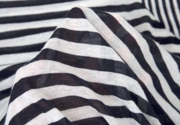 ワイズY's ボーダー切替ビッグシルエットラグランカットソー 紺オフ2 K-72718_009