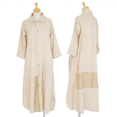 ワイズY's パネル切替シャツワンピース