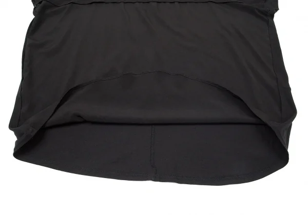 ワイズY's 異素材切替ビッグシルエットカットソー 黒2 K-72861_008