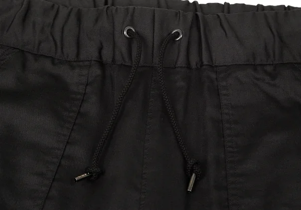 ワイズ ピンクY's PINK  コットンリヨセルブッシュポケット裾ジップパンツ 黒1 K-72881_003