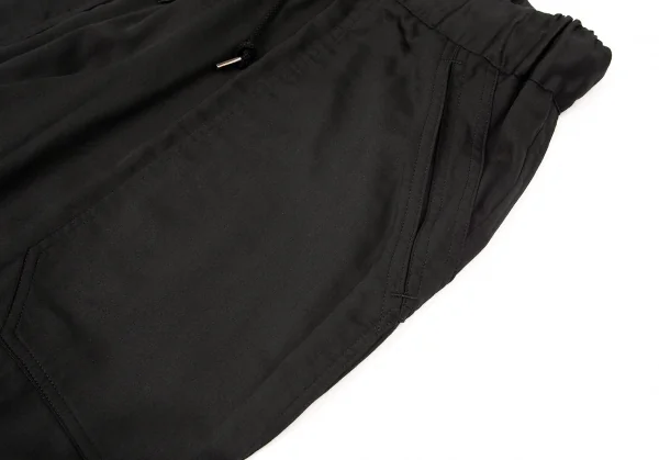 ワイズ ピンクY's PINK  コットンリヨセルブッシュポケット裾ジップパンツ 黒1 K-72881_004