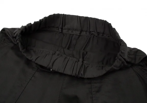 ワイズ ピンクY's PINK  コットンリヨセルブッシュポケット裾ジップパンツ 黒1 K-72881_005