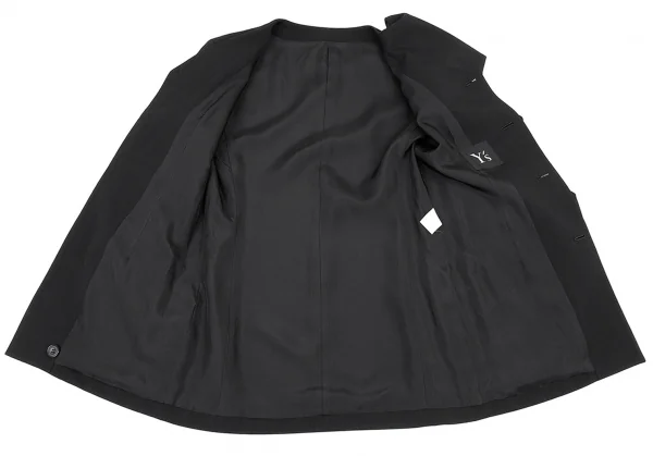 Y's Wool Gabardine Stole Design Jacket K-72922_014