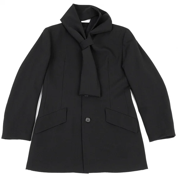 Y's Wool Gabardine Stole Design Jacket K-72922_002