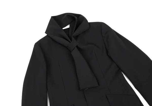 Y's Wool Gabardine Stole Design Jacket K-72922_003