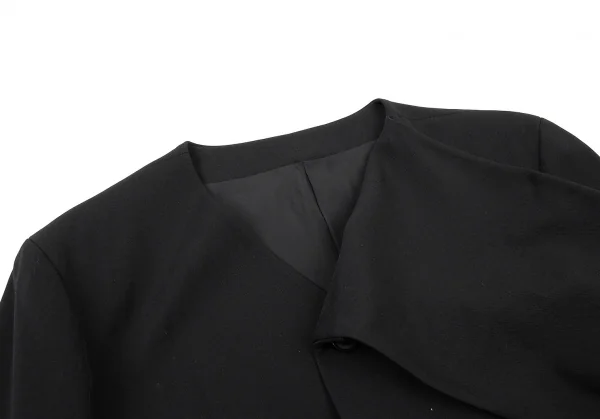 Y's Wool Gabardine Stole Design Jacket K-72922_007