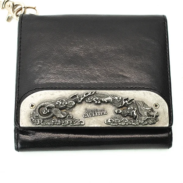 Jean-Paul GAULTIER Dragon Metal Plate Wallet K-72940_004