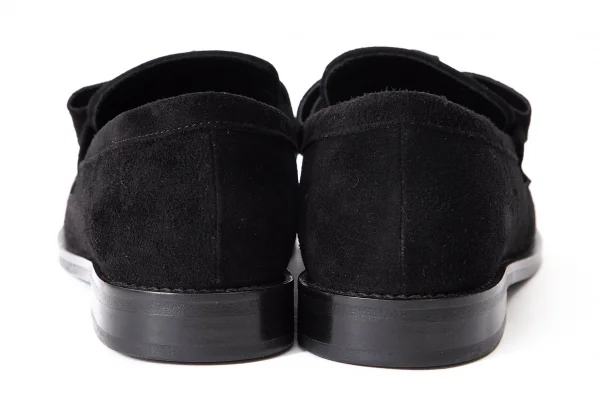 コムコム コムデギャルソンCOMME des GARCONS スウェードリボンローファー 黒23 K-72950_008