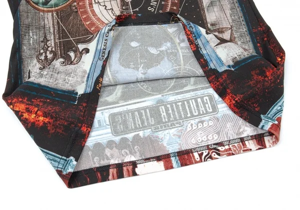 GAULTIER JEAN'S Long High Neck Long T Shirt K-73033_012