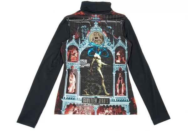 GAULTIER JEAN'S Long High Neck Long T Shirt K-73033_013